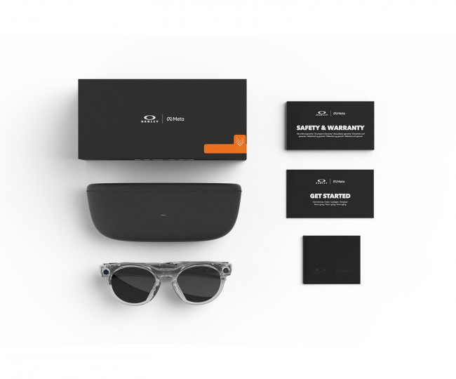 Смарт-очки Oakley Meta HSTN Clear Lens color: Clear to Grey Transitions